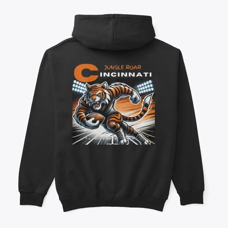 "Jungle Roar Cincinnati T-Shirt Design"