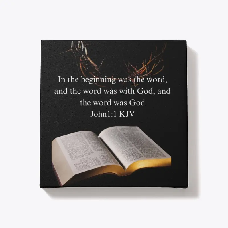 Divine Word: John 1:1 KJV T-Shirt