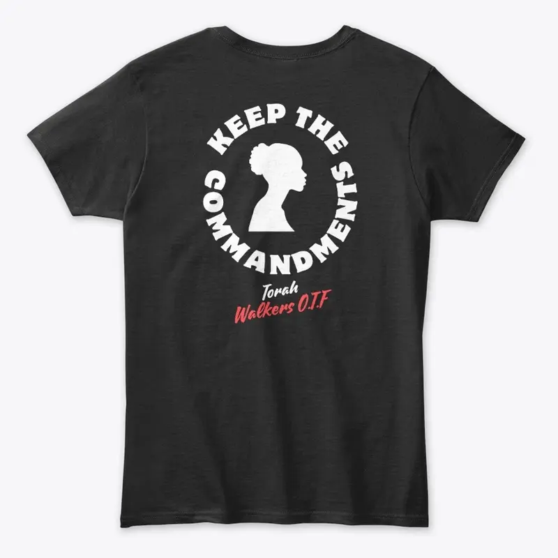 "Keep the Commandments Silhouette"