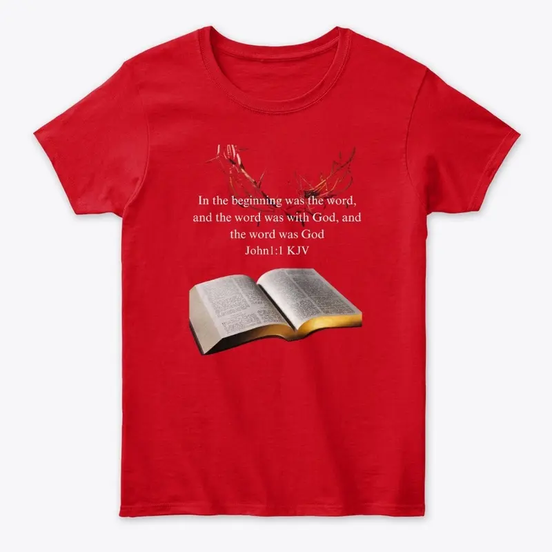 Divine Word: John 1:1 KJV T-Shirt