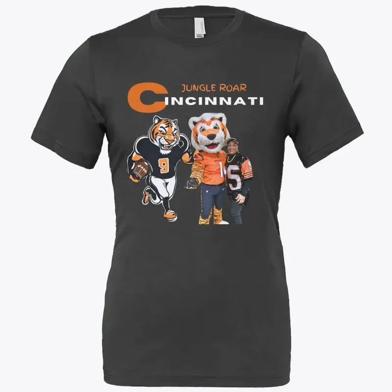 "Jungle Roar Cincinnati T-Shirt Design"