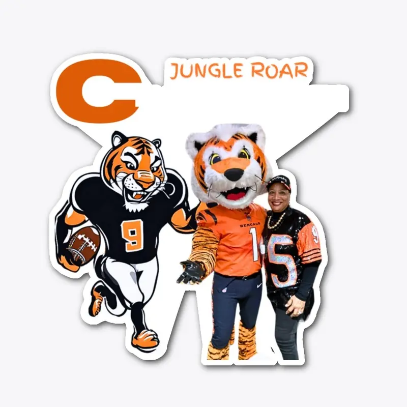 "Jungle Roar Cincinnati T-Shirt Design"