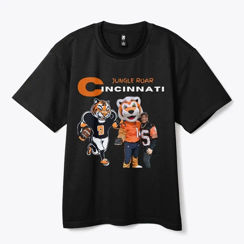 "Jungle Roar Cincinnati T-Shirt Design"